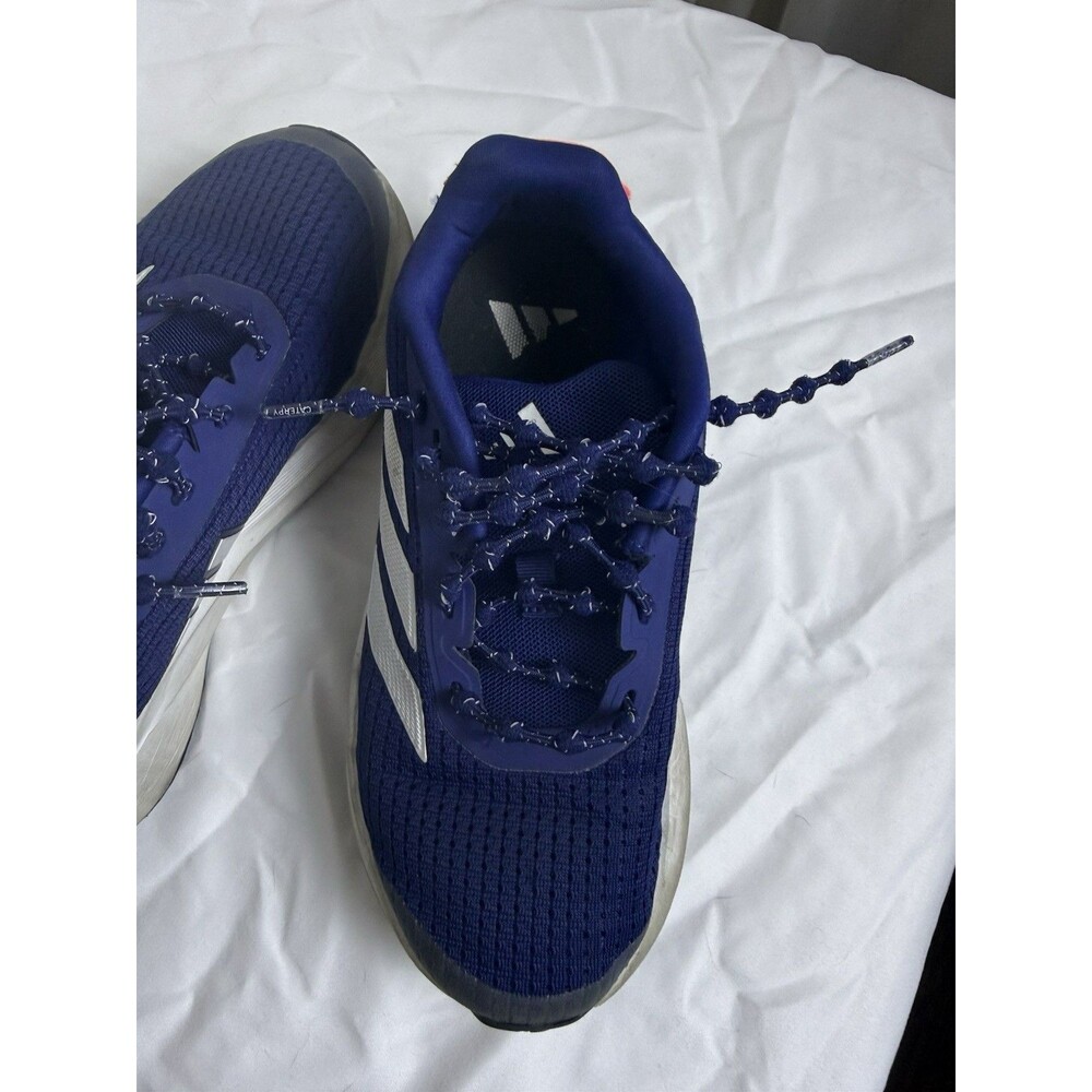 Adidas DURAMO SL Blue Kids Running Shoes Size 1.5 Youth No Box No Tie Laces - Picture 5 of 8